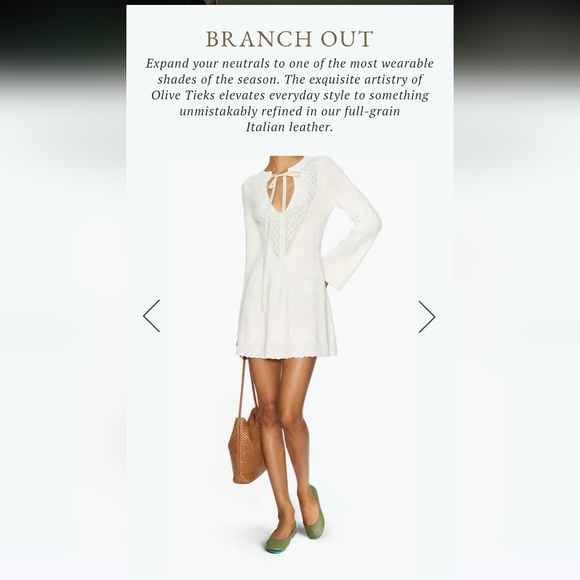 Tieks Olive Green Leather Flats Size 8 - Picture 4 of 11